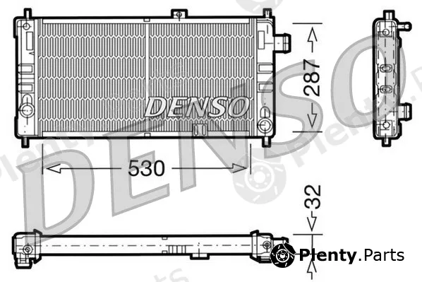 Denso DRM20064 — Radiator, engine cooling