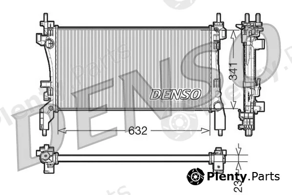 Denso DRM07040 — Radiator, engine cooling