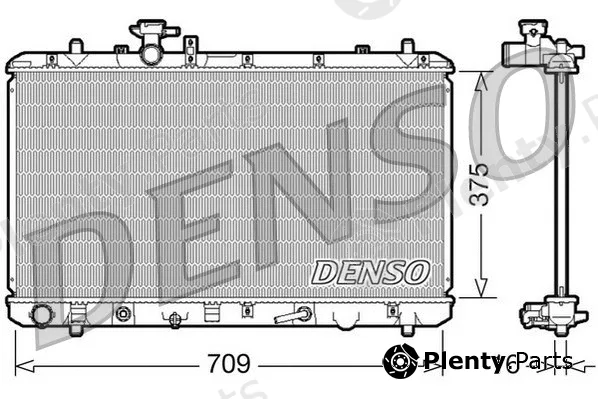 Denso DRM47024 — Radiator, engine cooling