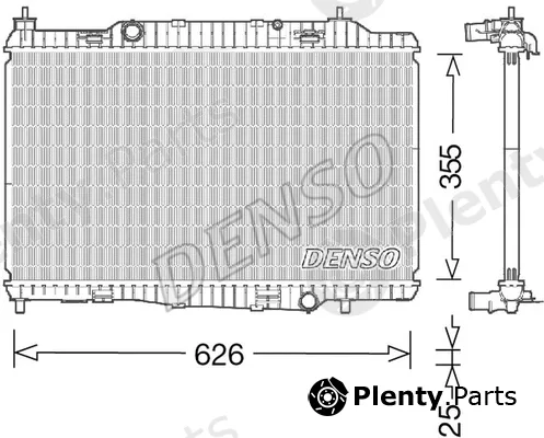 Denso DRM10047 — Radiator, engine cooling