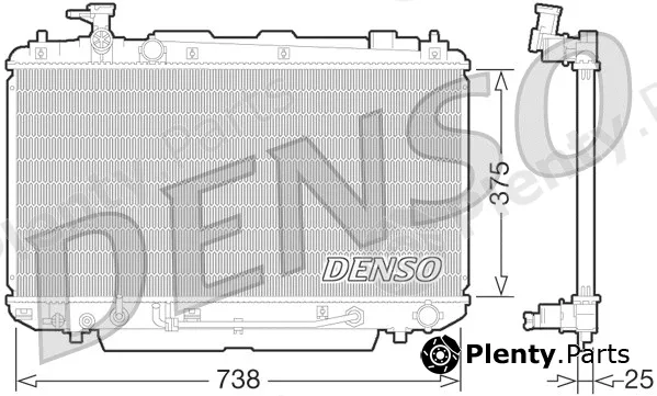 Denso DRM50064 — Radiator, engine cooling
