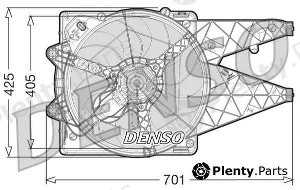 Denso DER09101 — Fan, engine cooling