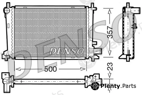Denso DRM10038 — Radiator, engine cooling