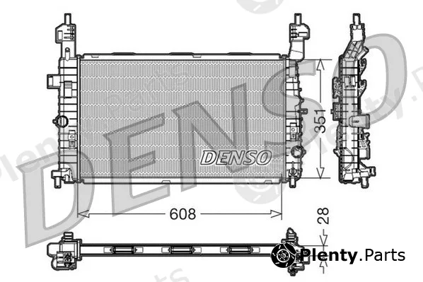 Denso DRM20091 — Radiator, engine cooling