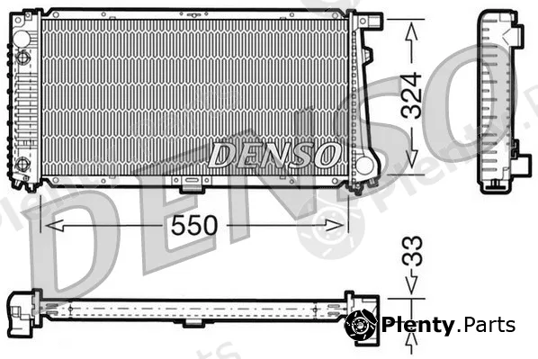 Denso DRM05059 — Radiator, engine cooling