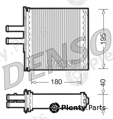 Denso DRR09061 — Heat Exchanger, interior heating