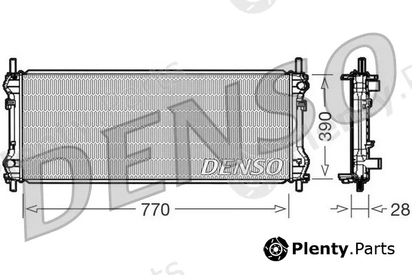 Denso DRM10103 — Radiator, engine cooling
