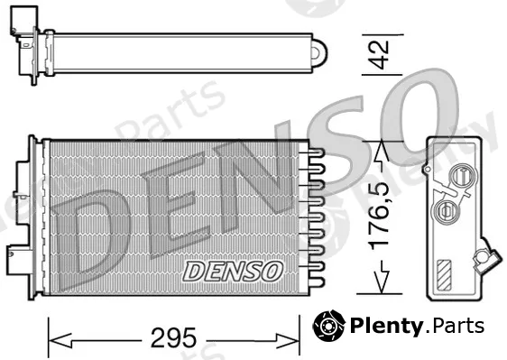 Denso DRR12022 — Heat Exchanger, interior heating