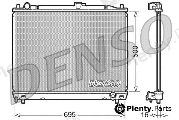 Denso DRM45008 — Radiator, engine cooling