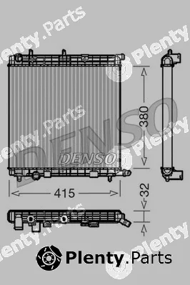 Denso DRM07010 — Radiator, engine cooling