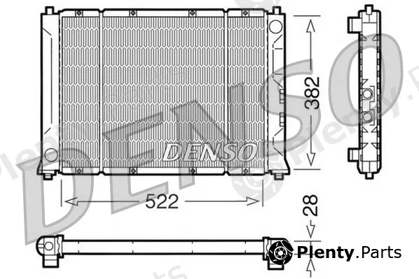 Denso DRM24005 — Radiator, engine cooling