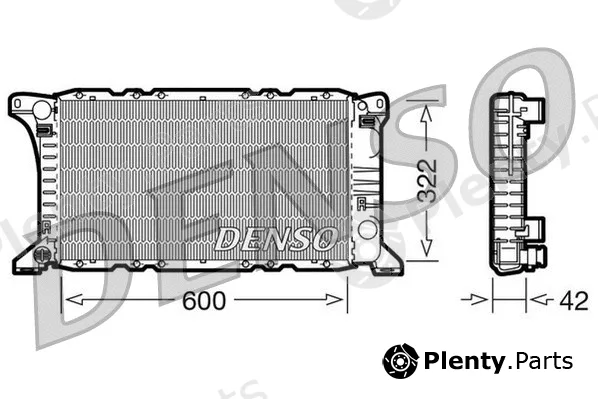 Denso DRM10091 — Radiator, engine cooling