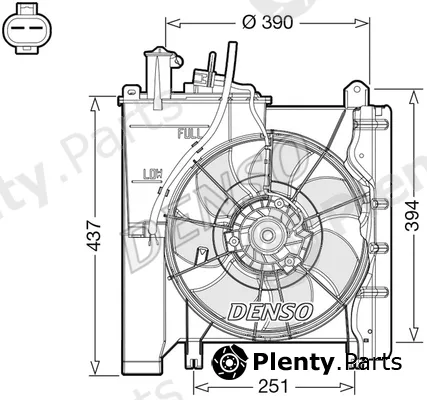 Denso DER21023 — Fan, engine cooling