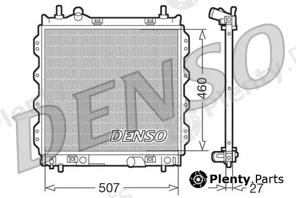Denso DRM06005 — Radiator, engine cooling