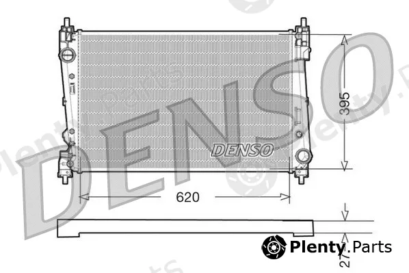 Denso DRM09112 — Radiator, engine cooling