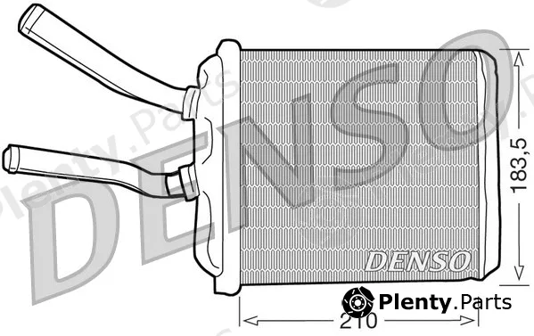 Denso DRR01010 — Heat Exchanger, interior heating