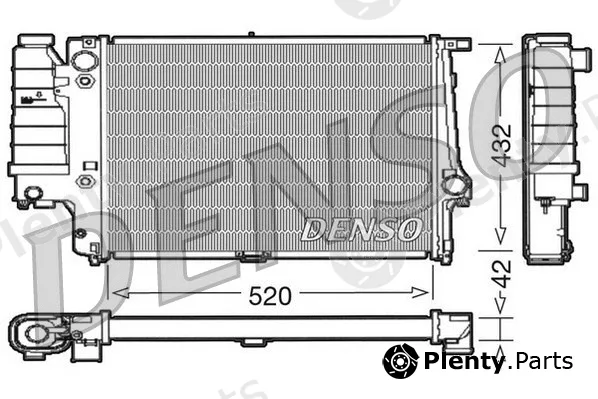 Denso DRM05065 — Radiator, engine cooling