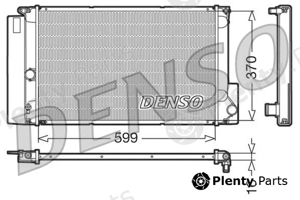 Denso DRM50026 — Radiator, engine cooling