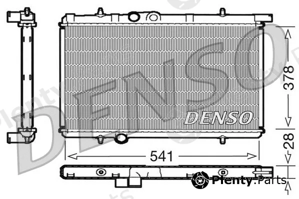 Denso DRM21021 — Radiator, engine cooling