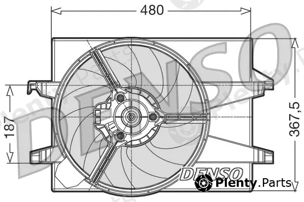 Denso DER10001 — Fan, engine cooling