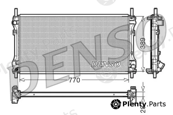 Denso DRM10104 — Radiator, engine cooling