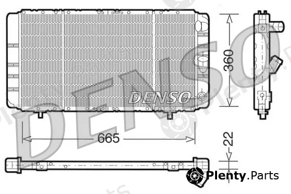 Denso DRM23020 — Radiator, engine cooling