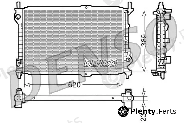 Denso DRM10107 — Radiator, engine cooling