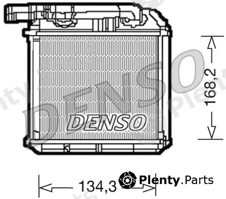 Denso DRR28001 — Heat Exchanger, interior heating