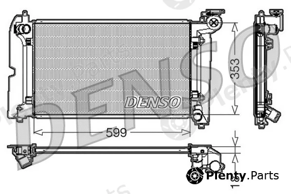 Denso DRM50011 — Radiator, engine cooling