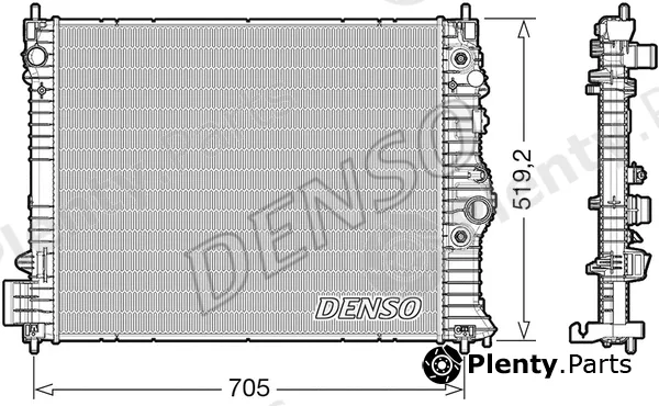 Denso DRM15012 — Radiator, engine cooling