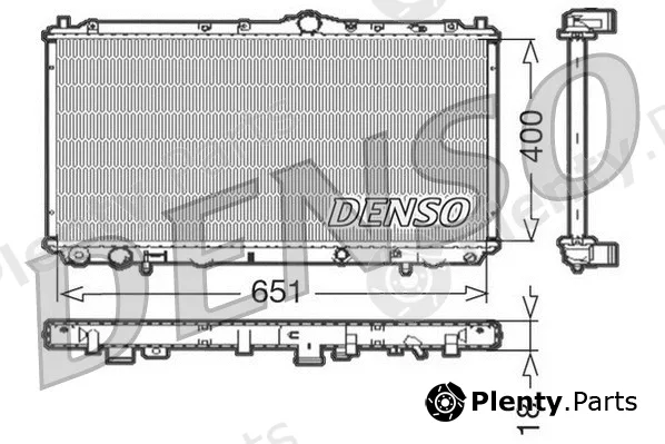 Denso DRM33061 — Radiator, engine cooling