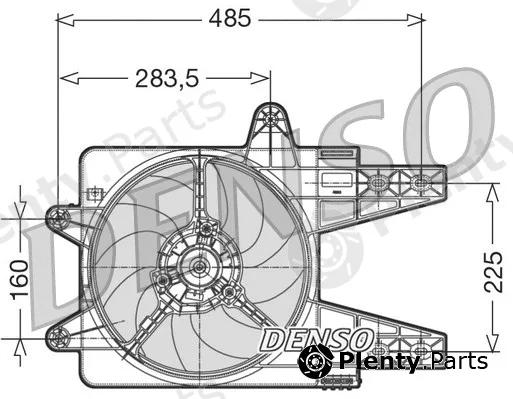 Denso DER13003 — Fan, engine cooling