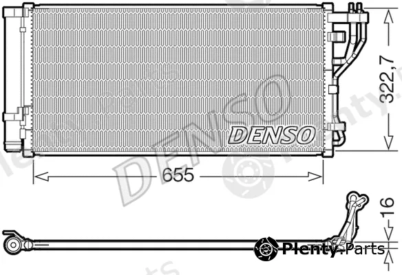 Denso DCN43011 — Condenser, air conditioning