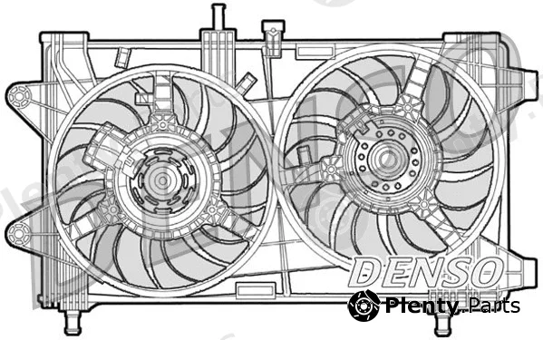 Denso DER09036 — Fan, engine cooling