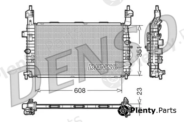 Denso DRM20092 — Radiator, engine cooling
