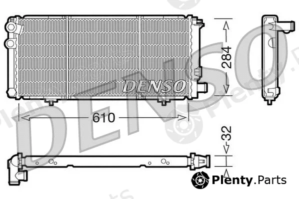 Denso DRM21010 — Radiator, engine cooling