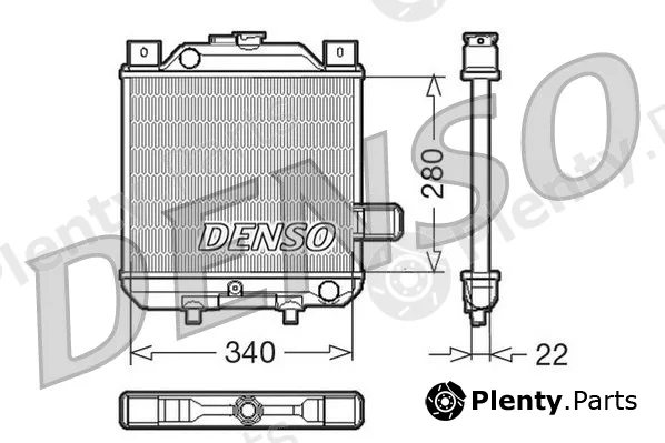 Denso DRM99006 — Radiator, engine cooling