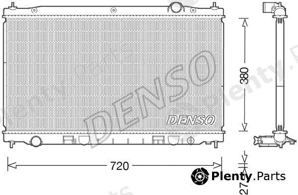 Denso DRM46055 — Radiator, engine cooling