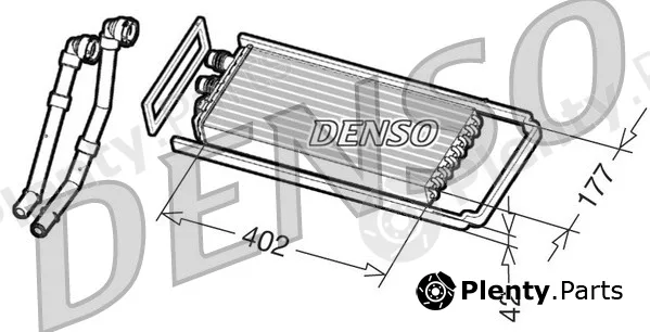 Denso DRR12100 — Heat Exchanger, interior heating