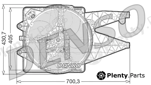 Denso DER01021 — Fan, engine cooling