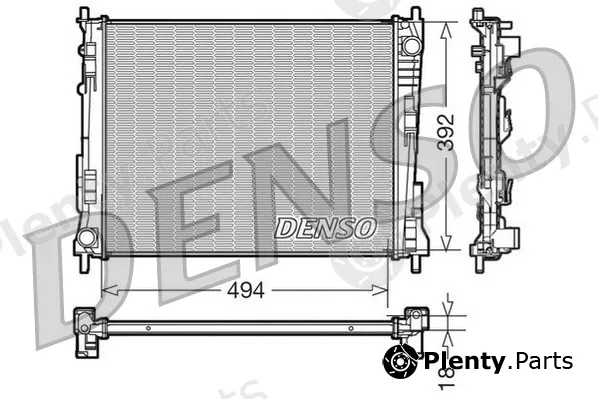 Denso DRM23079 — Radiator, engine cooling