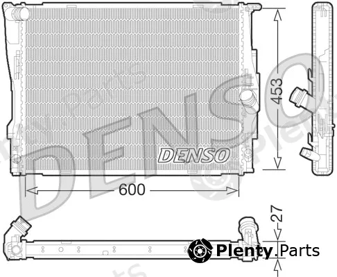 Denso DRM05073 — Radiator, engine cooling