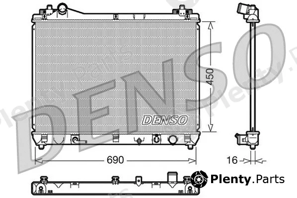 Denso DRM47018 — Radiator, engine cooling