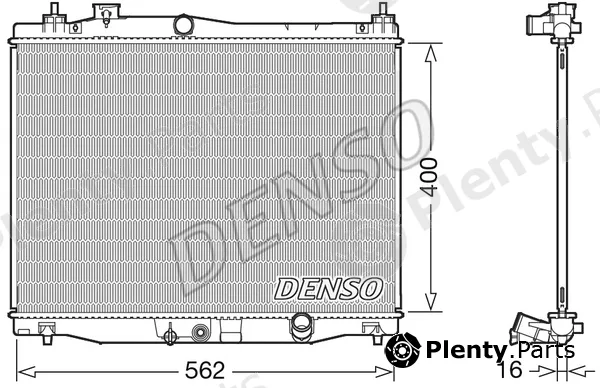 Denso DRM40047 — Radiator, engine cooling