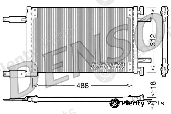 Denso DCN09041 — Condenser, air conditioning