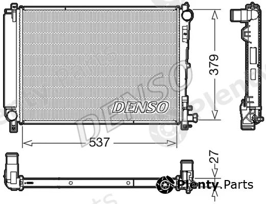 Denso DRM06003 — Radiator, engine cooling