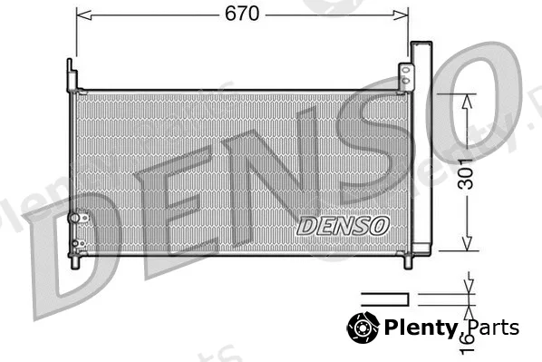 Denso DCN50037 — Condenser, air conditioning