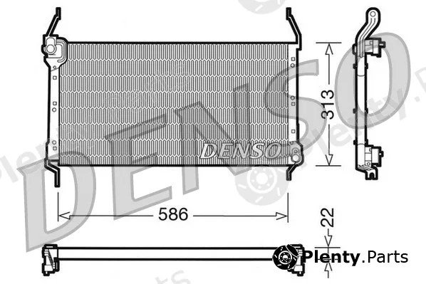 Denso DCN09013 — Condenser, air conditioning