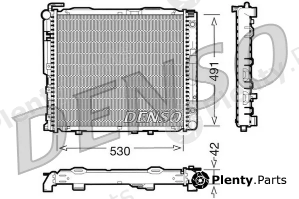 Denso DRM17037 — Radiator, engine cooling