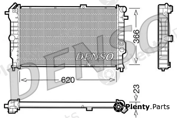 Denso DRM20020 — Radiator, engine cooling